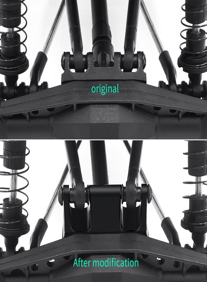 RCHUBAM RC Link Riser Mount Aluminum UTB18 Link Mount for 1/18 Axial UTB18 Capra RC Crawler Car Portal Axle Upgrade Parts - Image 5